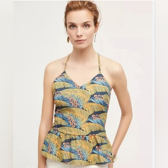 Anthropologie Tops - Anthropology- HD in Paris Anegada Tropical Print Tank Women's Size XS
